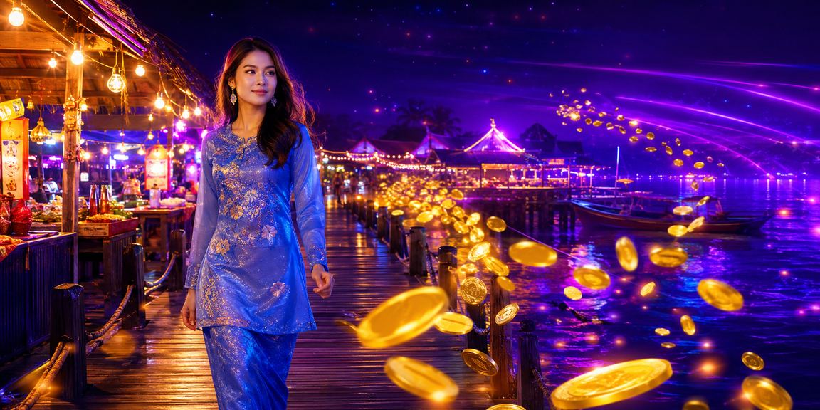 Loteri Malaysia dengan pakaian baju kurung dalam platform form6